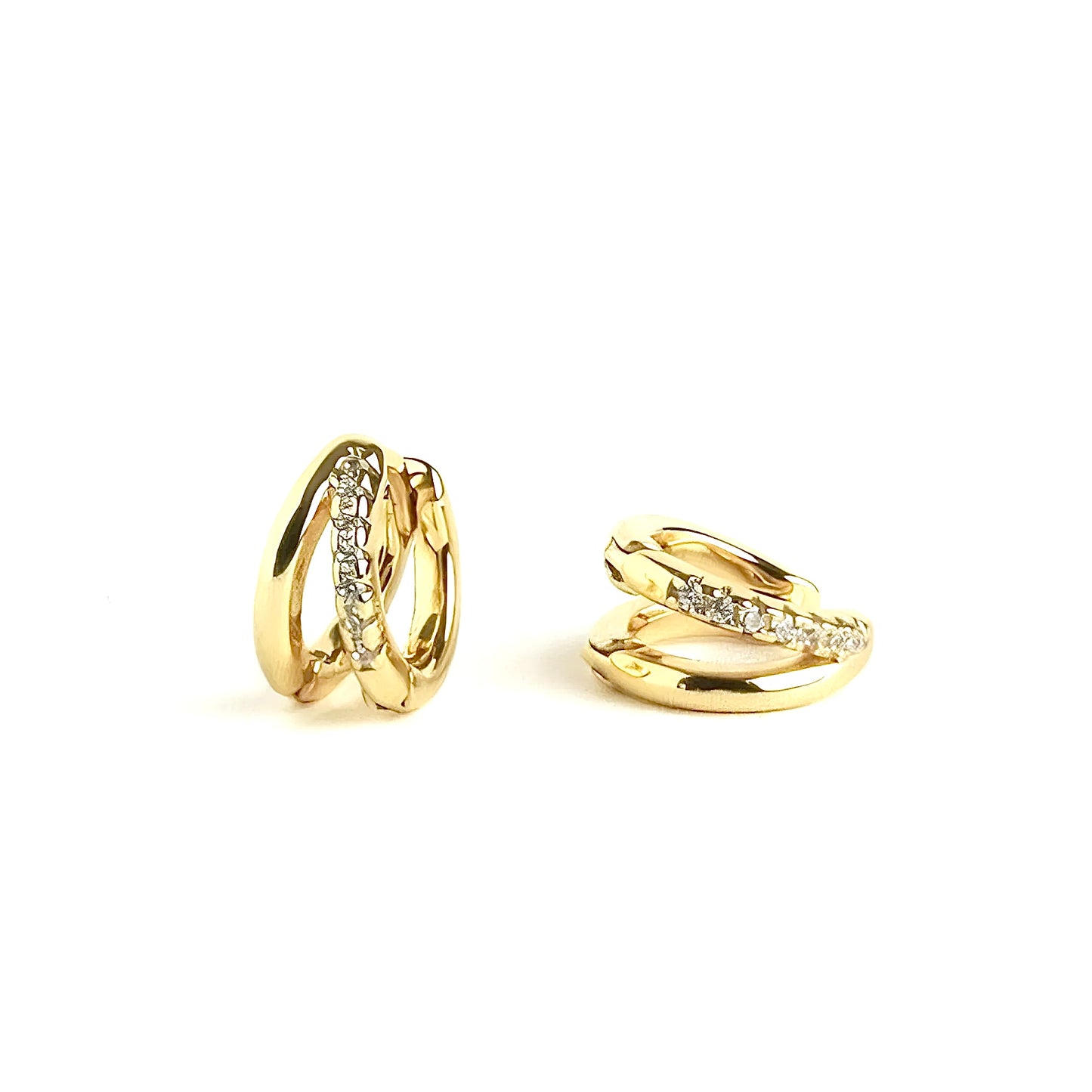 Elise hoops 18K gull
