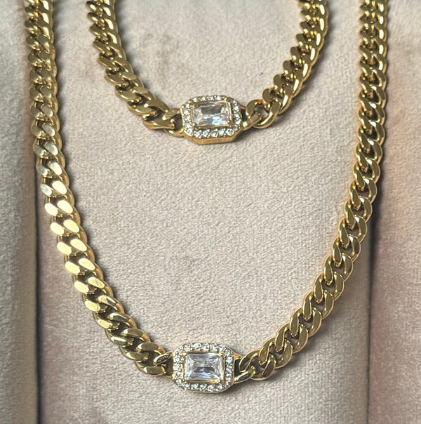 Elegance of life smykkesett 18K gull