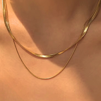 Twin Snake - smykke 18K Gull