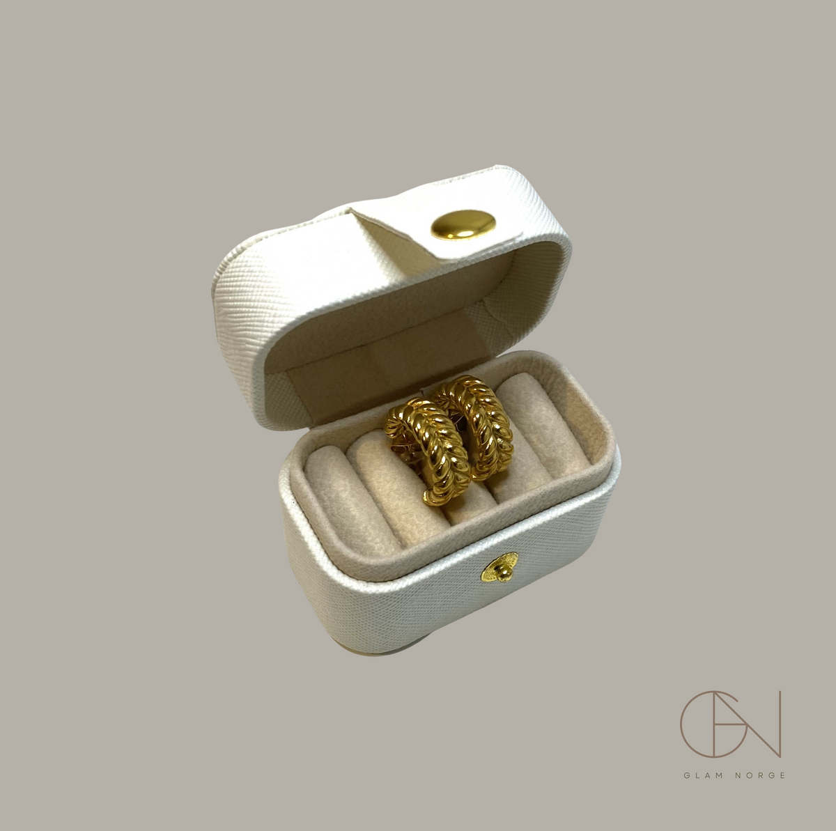 Ingrid Hoops øreringer 18K gull