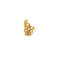 Bloom Duo ring 18K gull