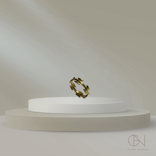 Edny ring 18K gull