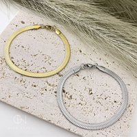 Snake armbånd 14K gull