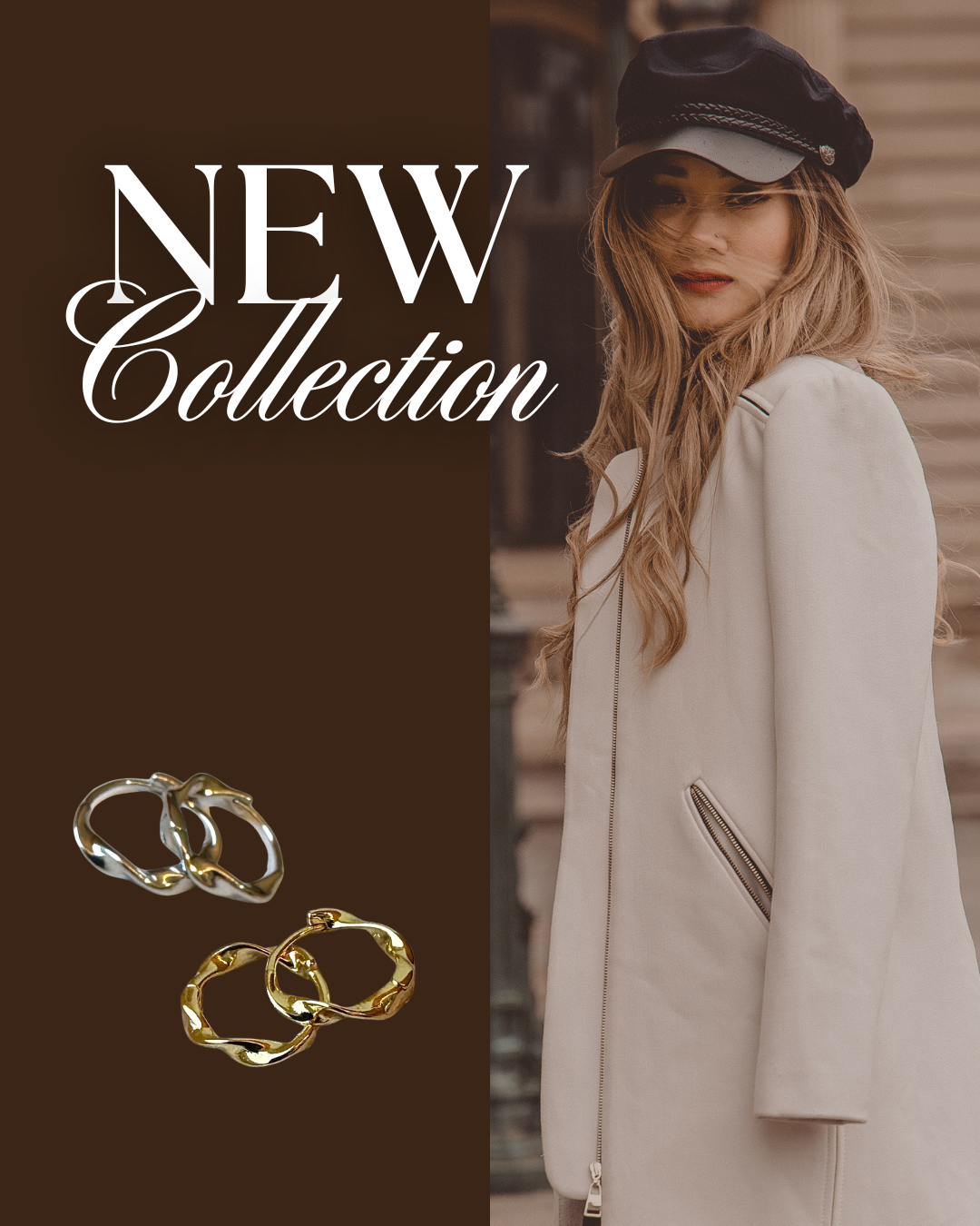 Viva øredobber sølv