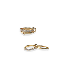 Duo Glow Sølvring – To-i-Én Design med Zirkonia