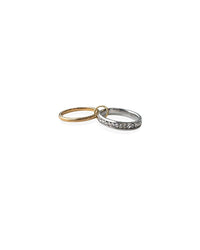 Duo Evighet 2-i-1, 18K Gull | Zirkonia