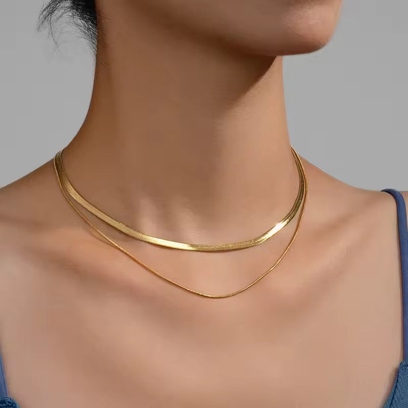 Twin Snake - smykke 18K Gull