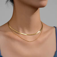 Twin Snake - smykke 18K Gull