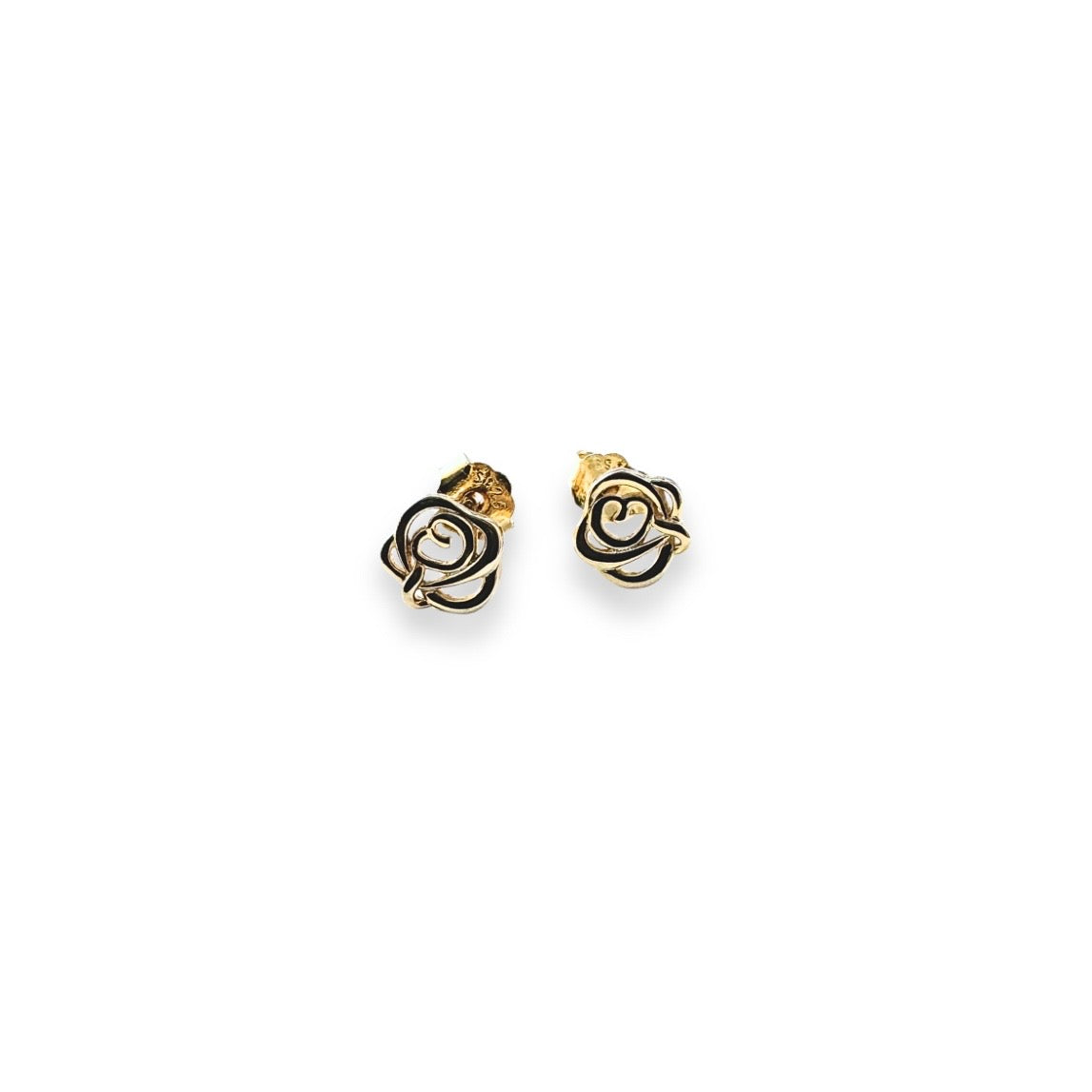 Golden Bloom Studs- Øredobber sølv 925
