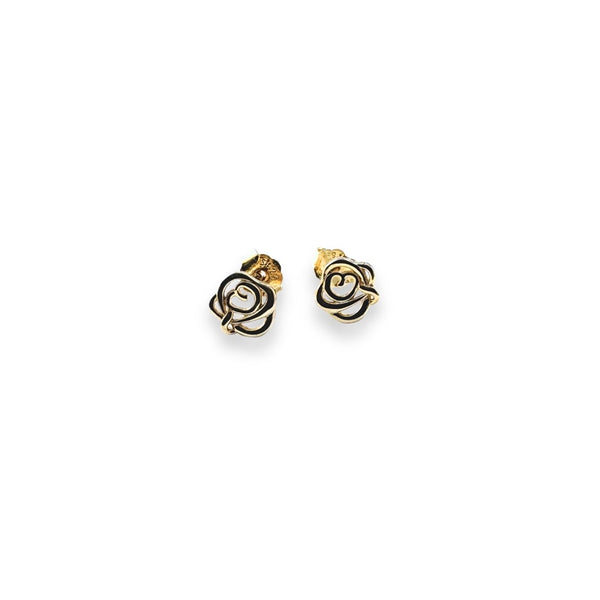 Golden Bloom Studs- Øredobber sølv 925