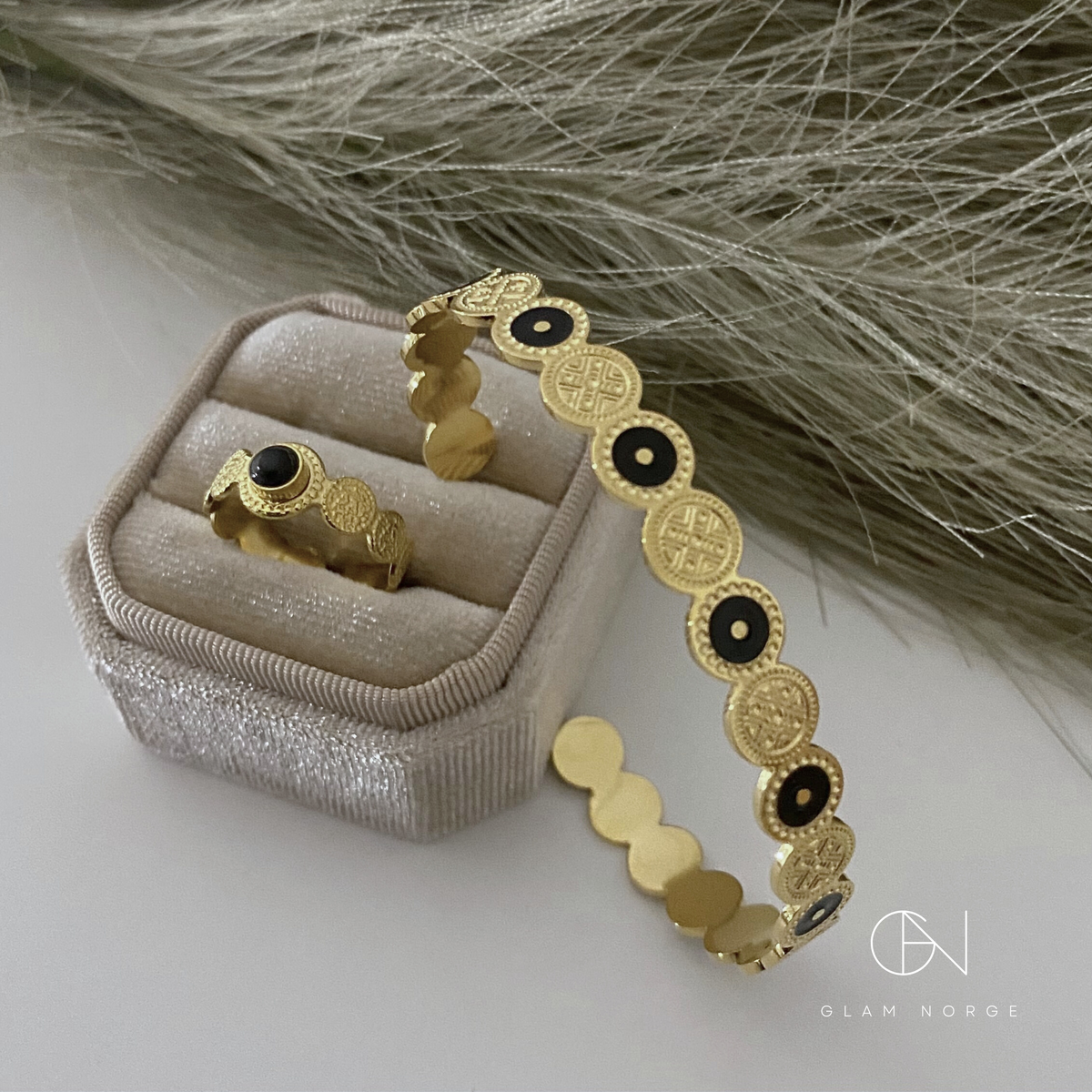 Armbånd damerarmbånd ring 