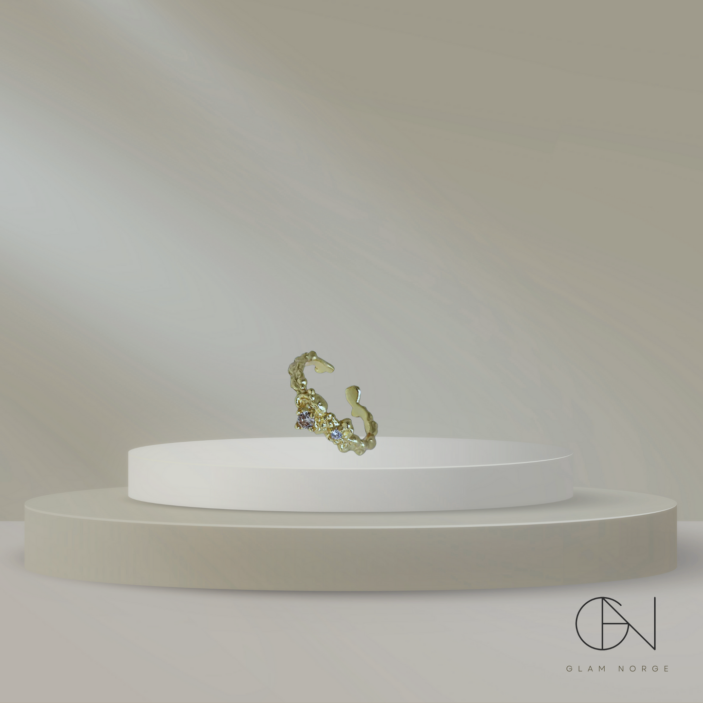 Ellie ring 18K gull