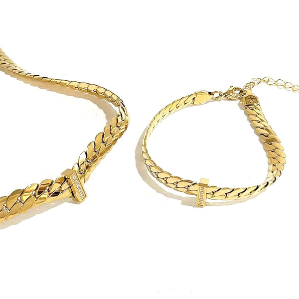Twist vintage armbånd 18K gull