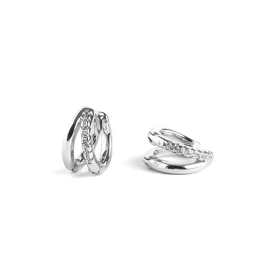 Elise hoops 18K gull