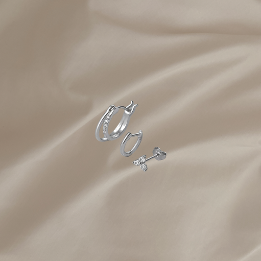 Elice hoops 18K gull