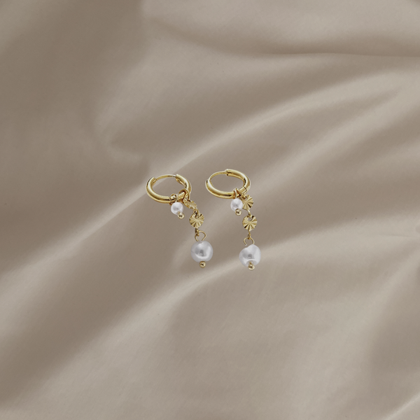 Celeste perleanheng 18K gull