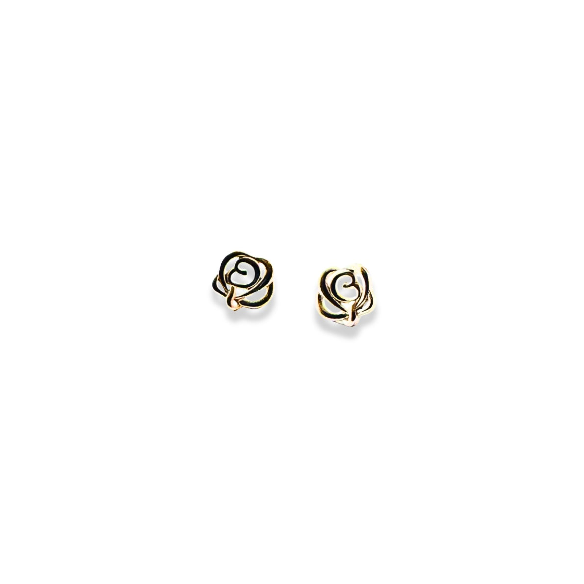 Golden Bloom Studs- Øredobber sølv 925