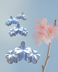 Flower Hair Clip – Romantisk Hårtilbehør