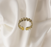 Erina ring 18K gull detalj, håndlaget smykke