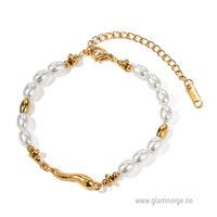 Pearl Grace armbånd 18K Gull