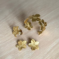 Flower statement armbånd 18K gull