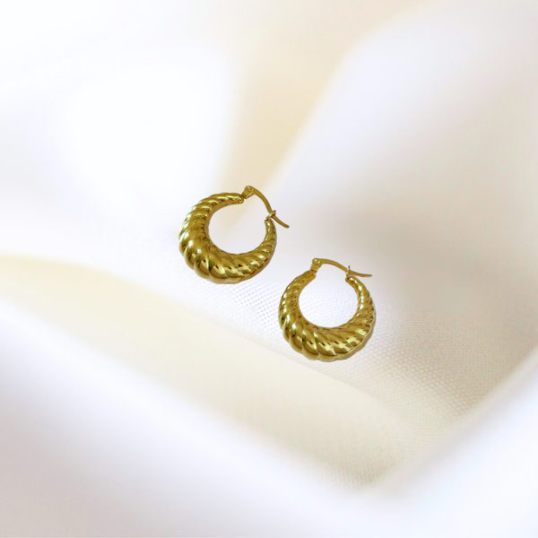 Celeste hoops 18K gull