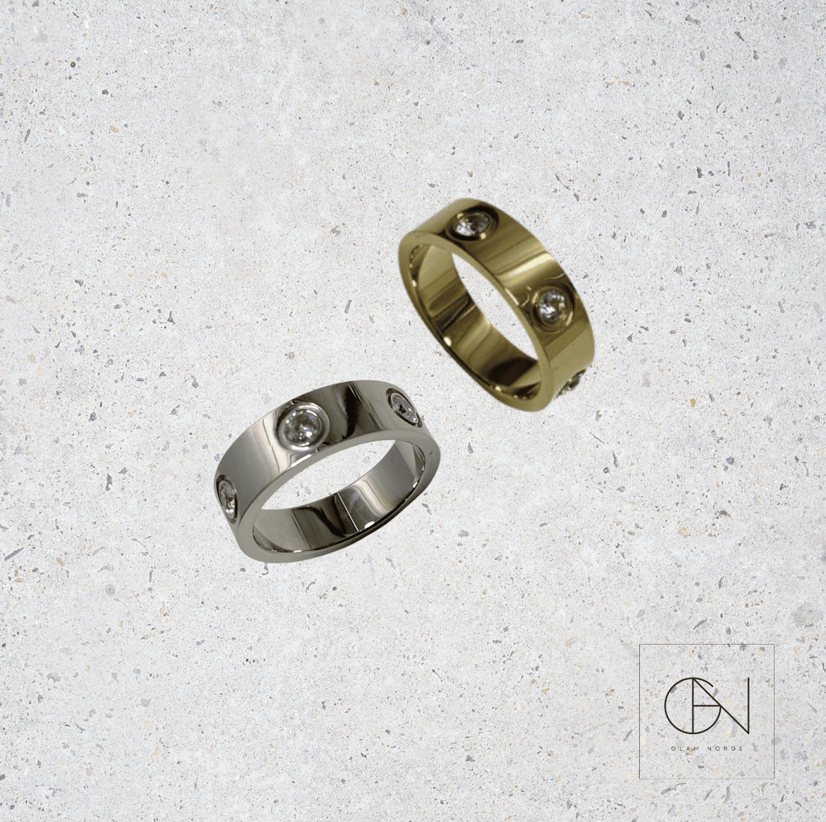 Alice ring 18K gull