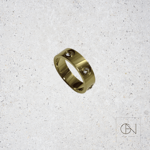 Alice ring 18K gull