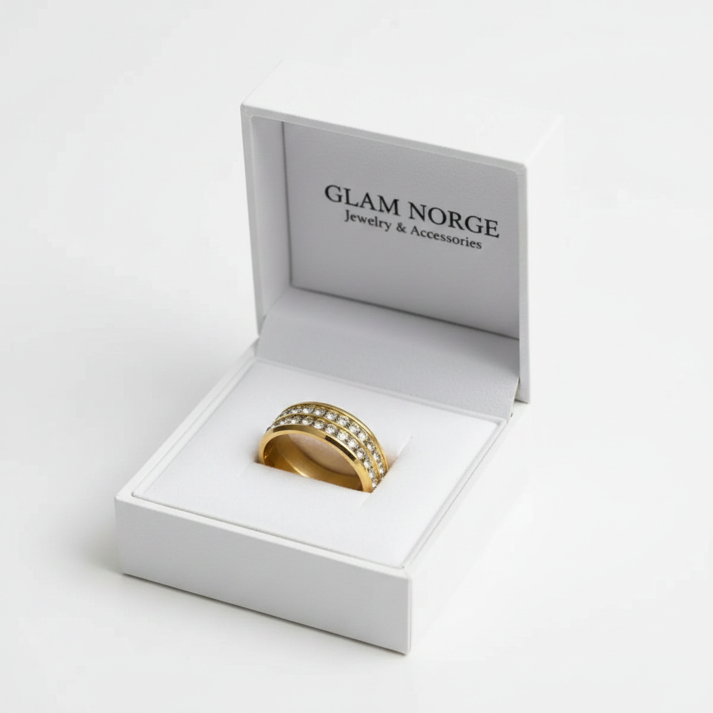 Eleanora ring i Glam Norge gaveeske
