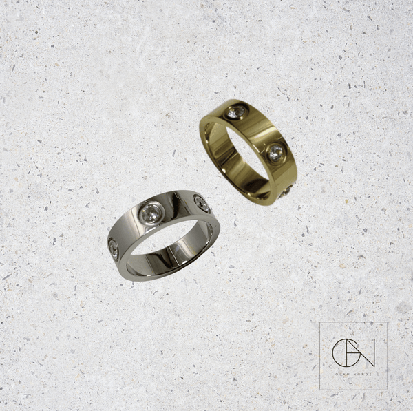 Alice ring 18K gull
