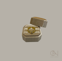 Damering justerbar ring gullring 